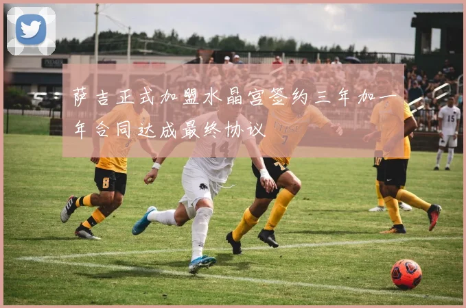 萨吉正式加盟水晶宫签约三年加一年合同达成最终协议